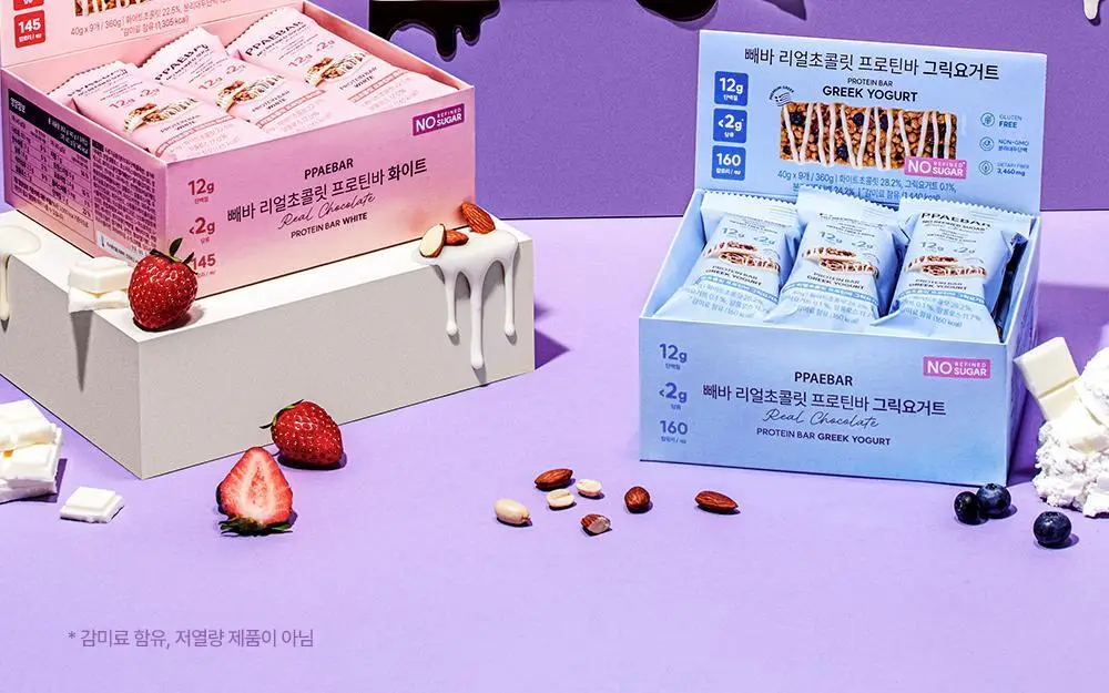 [포켓몬에디션] 빼바 리얼초콜릿 프로틴바 40g 4종 1택 (다크/화이트/쿠키앤크림/그릭요거트) 상세페이지 22